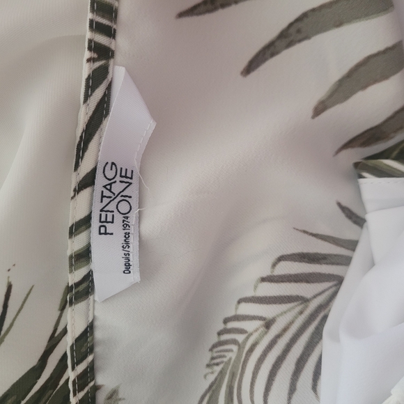 Pentagone Palm Leaf Print Tank Top M - Picture 6 of 6